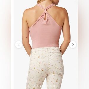 NWT Joe’s Jeans Roxy Racerback Tank Top in Silver Pink S